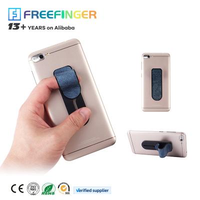 China China Adjustable Wholesale Customized Any Logo Anti Slip Finger Grip Mobile Phone Holder for sale