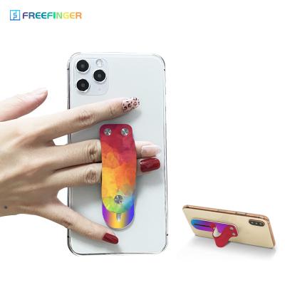 China Colorrainbown High Quality Rotation Adjustable Mobile Phone Ring Holder Finger Ring Stand Smart Phone Finger Ring Holder for sale