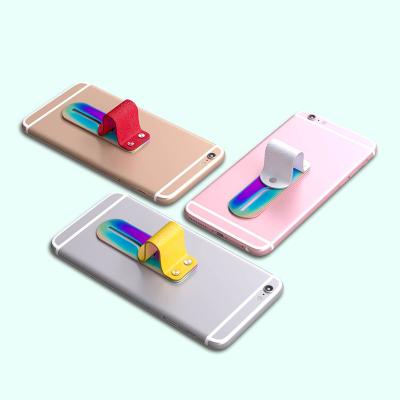 China Adjustable Drop Shipping Colorful Titanium Phone Finger Ring Holder Multifunctional Finger Ring Holder for sale