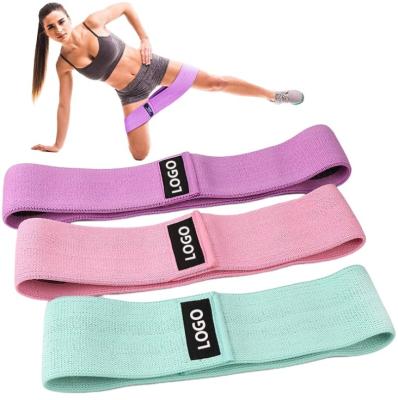 China White Maple Wood Resistance Bands Fitness Booty Bands Set Elastic Fitness Band For Home Workout Exercise Equipment for sale