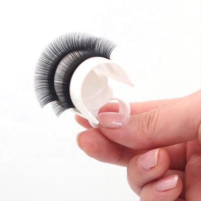 China Volume Lashes Natural Fluffy Mink Eyelash Extensions Individual Private Label for sale