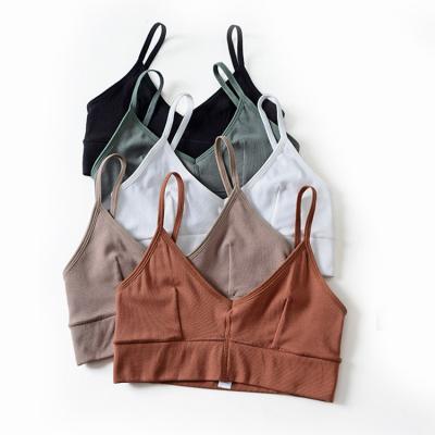 China High quality soft bralette QUICK DRY no wire seamless bra fitness women sports invest bar for sale