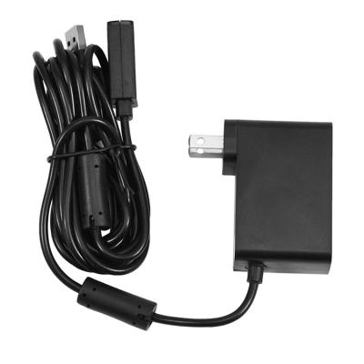 China Detachable AC Adapter Plug 100V-240V Plug 100V-240V Black Power USB Charging Cable Power USB Charger For Xbox 360 Kinect Sensor for sale