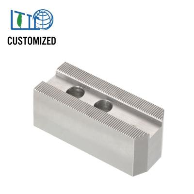 China S50C Medium Carbon Steel Customized 3 Jaw Lathe Chuck Steel Soft CNC Jaws for sale