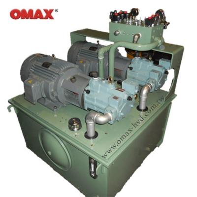 China Press Machine OMAX Manufacturer Custom ODM Oil Tank Station CNC Hydraulic Power Unit for sale