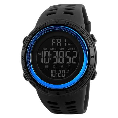 China SKMEI 1251 Alarm Fashion 5atm Water Resistant Outdoor Sports Analog-Digital Watches For Men for sale