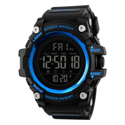 China Skmei Alarm 1384 Men Digital Movement Wrist Watch Fashion Sport Casual Plastic Brand Analog Watches for sale