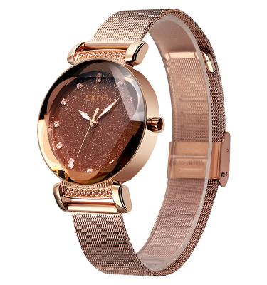 China Luxury Time Elegance Quartz Watch Ladies Stainless Steel Quartz Watch Manufacturer SKMEI 9188 for sale