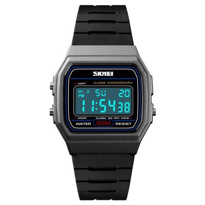 China 1412 High Quality Waterproof Digital Alarm Skmei China Brand Watch Men Luxury Fashion Digital Watch Man for sale