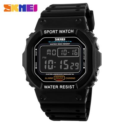 China SKMEI Alarm Watch 1134 Digital Watch 5atm Waterproof Analog-Digital LCD Display for sale