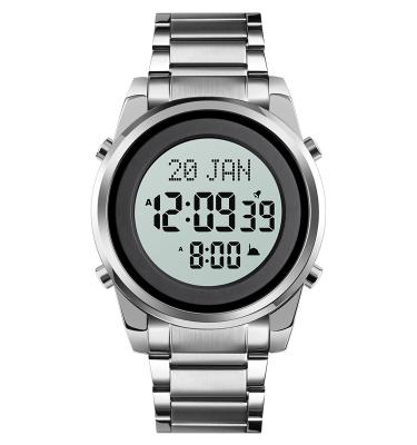 China Alarm Skmei 1734 Muslim Prayer Watch Azan Qibla Direction Pilgrima Man Islamic Digital Wrist Watch for sale