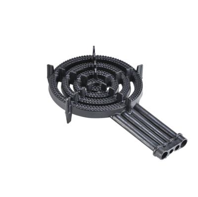 China Black 11KG Modern Cast Iron Material Painted Cooking Gas Dish Cast Iron Burner Stove for sale