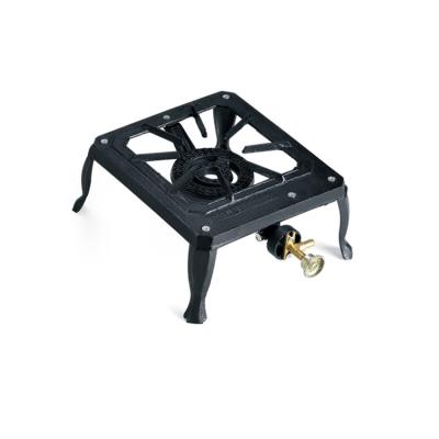 China Good Price Modern Black Painted Cast Iron Burner Gas Stove for sale