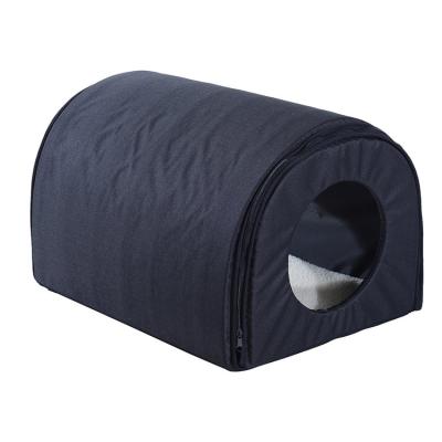 China Heated Pet Windproof Products Shelter Heated Cat Houses For Indoor And Outdoor Cats for sale