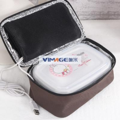 China Wholesale Reusable Electric Heated Portable Compact FOOD HEATER Viable Lunch Box Electric Bento Box Food Warmer for sale