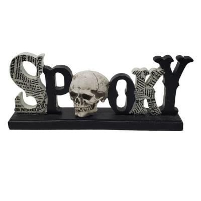 China Europe polyresin business gifts polyresin letter artistic Halloween decoration for sale