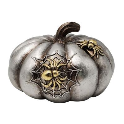 China Europe Diy Decoration Designs Polyresin Pumpkins Table Top Decor Polyresin Pumpkin Plant Decoration for sale