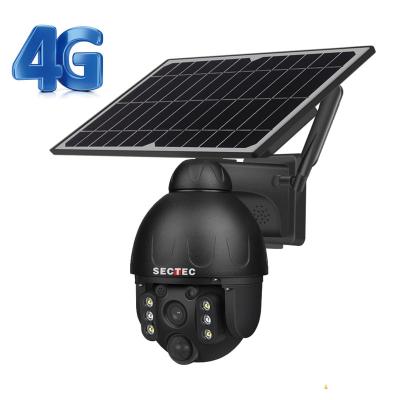 China NEW 4G Battery NIGHT VISION SECTEC Security WiFi Radio CCTV Solar Dome Speed ​​Camera Ptz Solar Camera Waterproof for sale