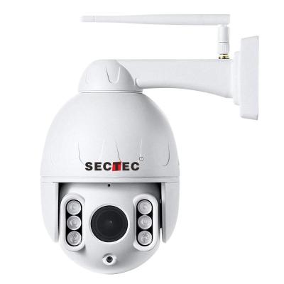 China NIGHT VISION Sectec 2MP 1080p CCTV Security PTZ Speed ​​Dome Camera Wireless Outdoor Waterproof IP Camera Wifi Ptz IP Tracking Camera for sale