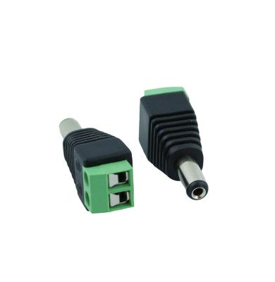 China Power 12V 5.5*2.1mm 5.5*2.5mm DC DC Connector Male Female Jack For CCTV Camera & Led Strip & Led Controller for sale