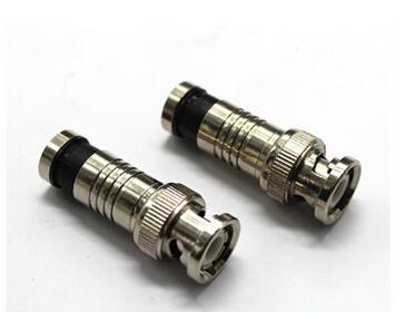 China audio & Male BNC Video Waterproof Compression Connectors CCTV RG58 RG59 RG6 BNC Connector for sale