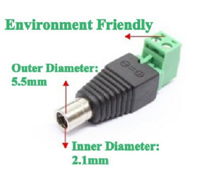 China audio & Video JR RCA Coaxial Cable Adapter DC Power Jack DC Power Connector for sale