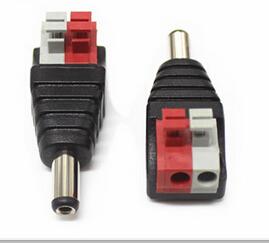 China New Solderless Power Male / Female DC 12v Jack Connectors To Clip Type TB for sale