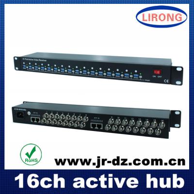 China 16CH active type 2013 active utp 16ch balanced transformer video hub with RoHS for cctv for sale