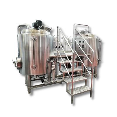 China Brewpub restaurant resort beer brewing plant system 1000l 1200l brewery equipment for sale for sale