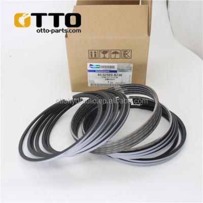 China Engine parts machinery engine parts diesel crawler excavator engine OTTO 6d24 piston ring for sale