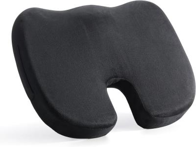 China Office Memory Foam Armchair Cushion Coccyx Pain Relief Desk Chair Cushion for sale