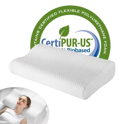 Cina Contour personalizzato Ortopedico Wave Cervicale Almohadas Ortopedicas Para Dormir Memoria schiuma cuscino da letto Per dormire in vendita