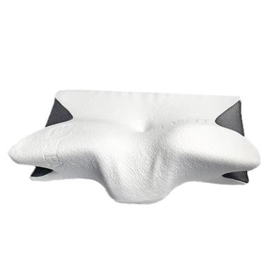 China Cervical Spine Align Memory Foam Pillow Contour Ergonomic Butterfly Shaped for sale