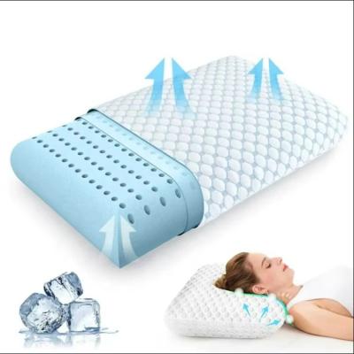 China Soft Ergonomic Cooling Pillow Cervical Orthopedic Memory Foam Pillow For Comfortable Sleep for sale