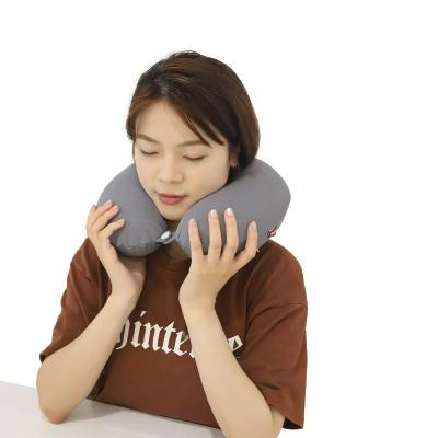 China Ahorro de espacio almohada de viaje de U forma estilo de negocio fácil de mantener almohada de U cuello en venta