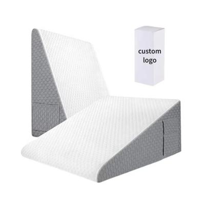 China Triangle Bed Wedge Pillow Knee Legs Relax Back Pain Relief Orthopedic Bed Wedge for sale