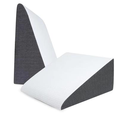 China Adjustable Sleeping Bed Wedge Pillow Memory Foam Triangle Wedge Shaped Pillows for sale