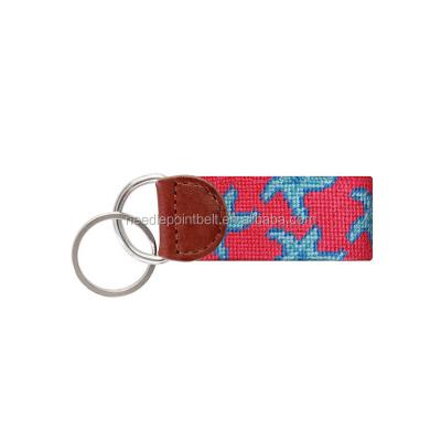 China Needlepoint Leather Custom Souvenir Starfish Key Chain With Free Logo for sale