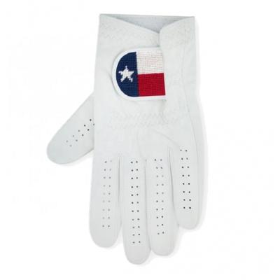 China Texas Flag Needlepoint Leather Golf Large Handstitched Glove All Weather Left Hand for sale