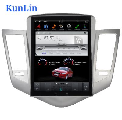 China KunLin Android 9.0 IPS DSP Vertical Handsfree Car Radio Multimedia Player For 2009 Chevrolet Cruze GPS Navigation Video Stereo for sale