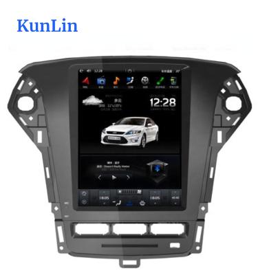 China KunLin 4+32 Gigabyte Handsfree Tesla Unit Key Android 9.0 PX6 Car Multimedia System DVD Player For Ford Mondeo 2007-2012 With Video Radio GPS for sale