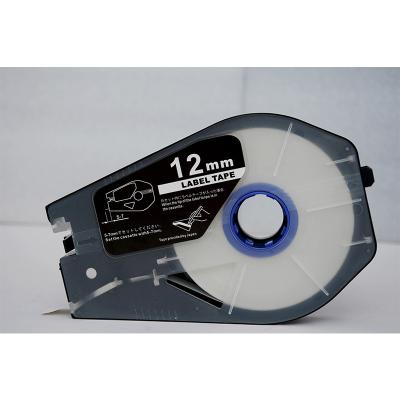 China Excellent quality COMPATIBLE 12MM black on silver label tape PT-1112S(x) tape used for MK1500 MK2500 printers for sale