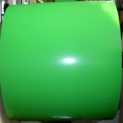 China Green Color Cold Rolled Plain Color Coated Coils For Construction for sale