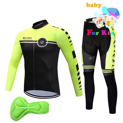 China 2019 Kids Tank Top 2019 Anti-UV Anti-UV Long Sleeve Cycling Jersey For Kids Bike Cycling Suit for sale