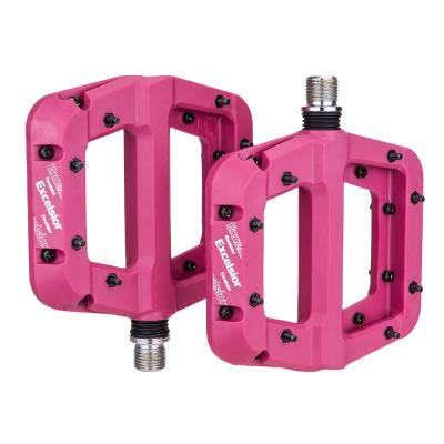 China Road Bikes MTB Road Bicycle Pedal Flat Non-slip Mountain Bike Platform Bicycle Pedal Accessories 9/16 Inch for sale