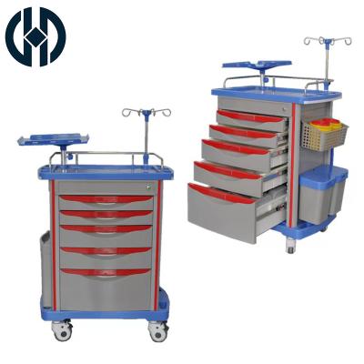 China Modern Medical Emergency Trolley For Sale High Quality Treatment Hospital Trolley Trolley At Best Price ABS for sale