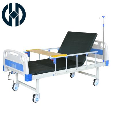 China Hospital Nursing Home Manhua 1&2 Hospital Bed Crank Medical Patient Nursing Bed For Hospital for sale