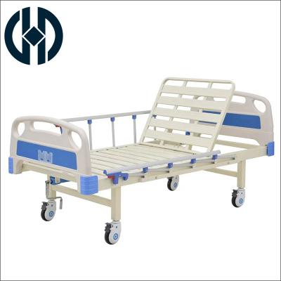 China Hospital Nursing Home Manhua High Performance Hospital Bed Manual Patient Bed with Good Hospital Price for sale