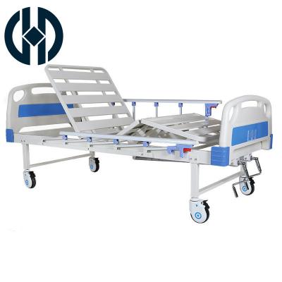 China Manhua Hospital Nursing Home Reasonable Price Nursing Bed Manual Patient Hospital Bed for sale