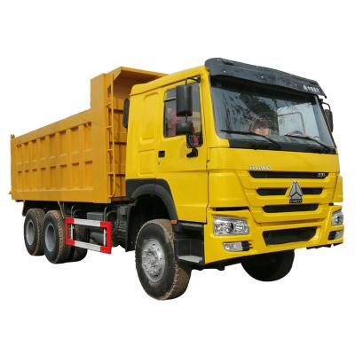 China Cheap euro 3 sinotruk howo 375hp used dump truck & dump > 8L for sale